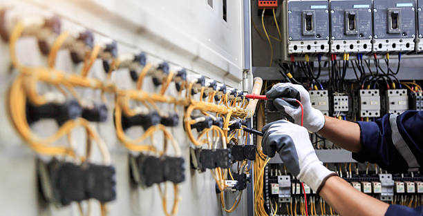 Professional Electrician technician working in Conyers, GA